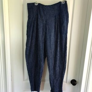 Free People See You Again Striped Blue Pants